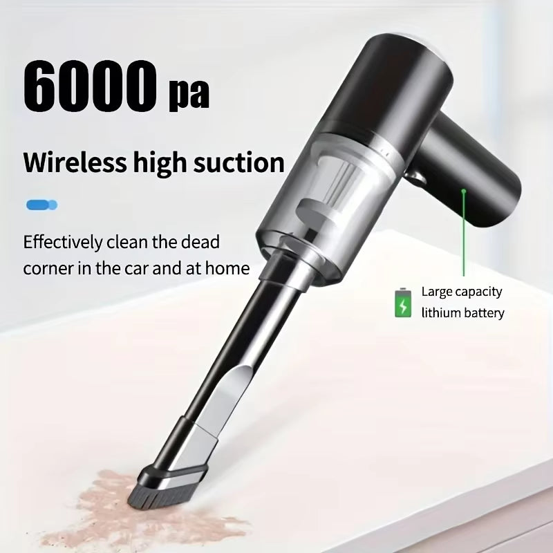 690000Pa Wireless Car Vacuum 2 Hours Quick Charge Wet Dry Dual-Use Cleaner Cordless Handheld High-Power Vacuum Cleaner 2026